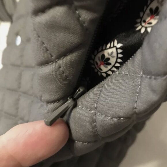 Vera Bradley Penguin Pair Tote 11.5 x 11.25 with hidden pockets NWT - Picture 8 of 8